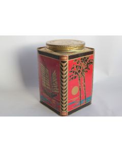 Boîte tôle lithographiée Thé Tschin-Ta-Ni Genève Suisse
