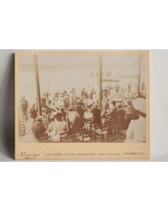 Photographie Courses d'Aix-les-Bains Georges Ier Roi Grèce Desgranges