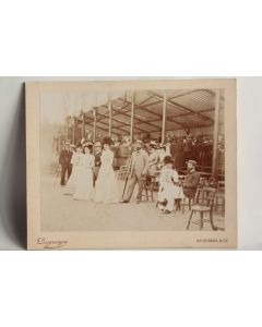 Photographie Courses d'Aix-les-Bains Georges Ier Roi Grèce Desgranges