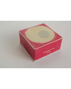 Ancienne boîte publicitaire poudre Forvil parfum 5 fleurs Riviera