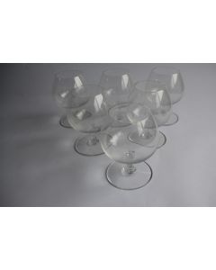 BACCARAT 6 Verres à cognac cristal