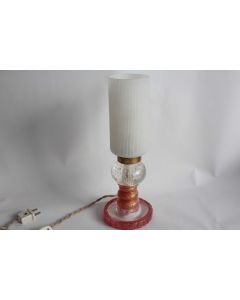 Lampe de table bullicante et poudre d'or Murano design