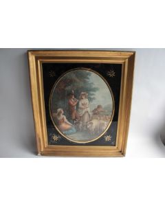 Gravure The evening William Hamilton RA XVIIIe siècle 