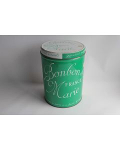Boîte tôle lithographiée bonbons Marie France