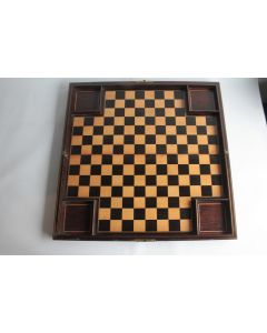 Plateau de Jeu d'échecs à 4 joueurs bois XIXe siècle