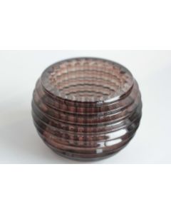 BACCARAT Photophore Eye cristal fumé