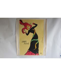 TOULOUSE-LAUTREC Affiche Jane Avril H. Stern