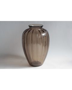 Vase verre MULLER Frères Lunéville France Art déco