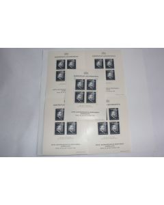 Lot x5 Timbres Liechtenstein bloc commémoratif 1938 neufs