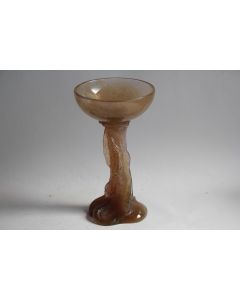 DAUM Coupe sur pied Pâte de verre Ouraline