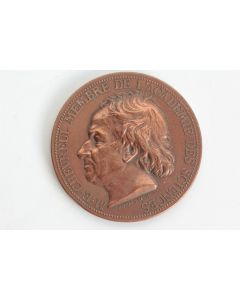 Médaille cuivre Michel-Eugène Chevreul Chimiste 1872
