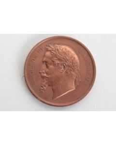 Médaille Napoléon III Empereur Exposition universelle Paris 1867