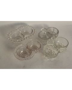 4 Anciennes Salières verre