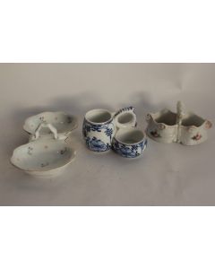 3 Anciennes Salières porcelaine