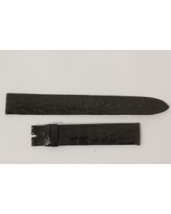 Bracelet montre Universal Genève croco noir 15 mm