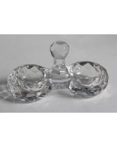 BACCARAT Salière cristal moulé
