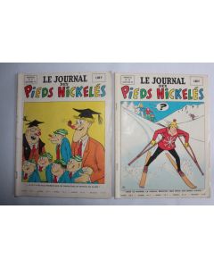 2 BD le journal des pieds nickelés 1968