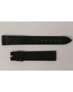 Bracelet montre Universal Genève lézard noir 16 mm