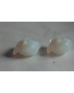 SABINO Deux petits Oiseaux verre opalescent Moineau frileux