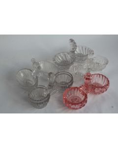 5 Anciennes Salières verre