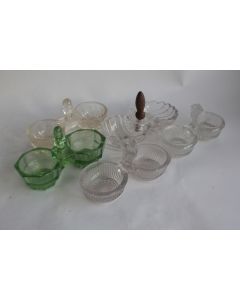 5 Anciennes Salières verre