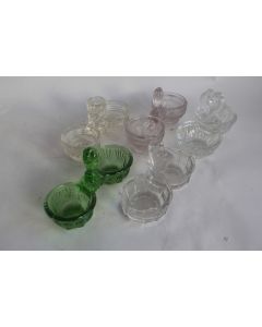 5 Anciennes Salières verre