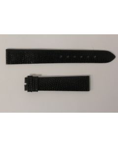 Bracelet montre Universal Genève lézard noir 16 mm