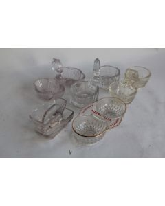 5 Anciennes Salières verre