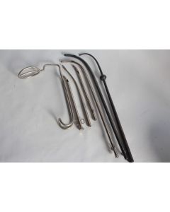 Lot Ancien Instrument médicale 6 cathéters chirurgie