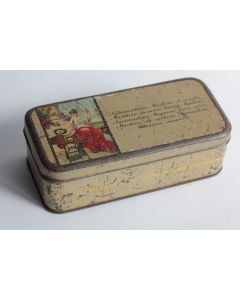 Boîte tôle lithographiée Machine à coudre Couture