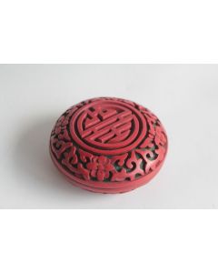 Boite en laque de Chine Cinabre