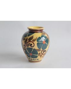 Vase terre vernissée René NICOLE Poterie Le pavillon Versoix