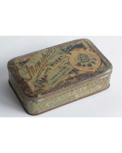 Boîte à Cigarettes tôle Monopol Tobacco works Turkish & Russian