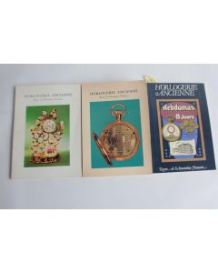 Trois revues Horlogerie ancienne N° 2 - 3 - 6