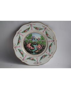 CAPODIMONTE Assiette porcelaine