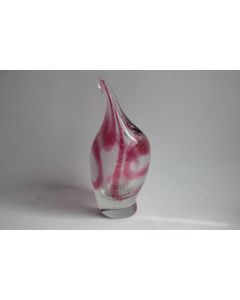 HARRACHOU Vase Harrtil verre Alois Metelak Tchécoslovaquie