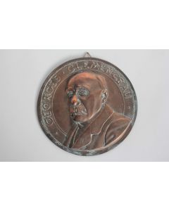 Plaque murale bas-relief Georges Clemenceau