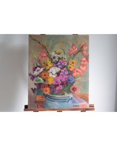 Tableau peinture Nature morte Bouquet de fleurs Alexandre GIROD