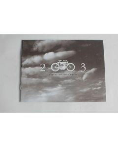 Brochure Harley Davidson 100 ans motorcycles 2003