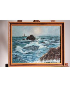 Tableau peinture Coast of Brittany Eg. Lloyd 1956