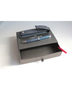 CARAN D'ACHE Stylo bille Léman Grand Bleu