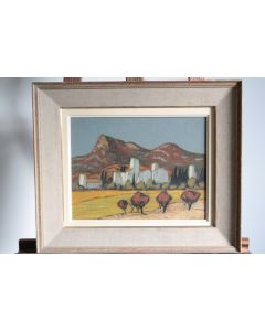 Tableau peinture Paysage de Provence Marius CHAMBAZ