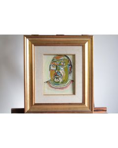 Tableau peinture Portrait d'homme Fritz STÄGER