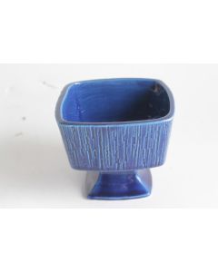 Petite coupe céramique émaillée bleu Rössler Suisse