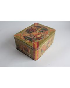 Boîte tôle lithographiée Biscuits Olibet Espagne Flamenco