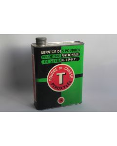 Bidon Poudre de chasse Pyroxylée T Sevran-Livry Poudre noire