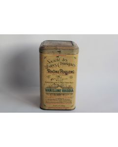 Boîte tôle Vanilline Rhodia Société des usines chimiques Rhône-Poulenc