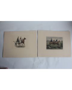 Gravures Chevaux Équitation Theodor Zasche