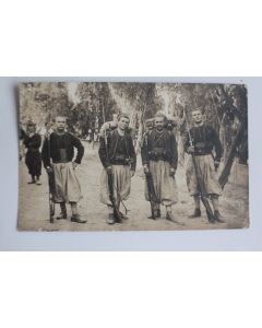 CPA photo France 1er régiment de Zouaves Caserne d'Orléans 