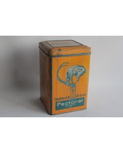 Boîte tôle lithographiée Café Sucre Pectoral